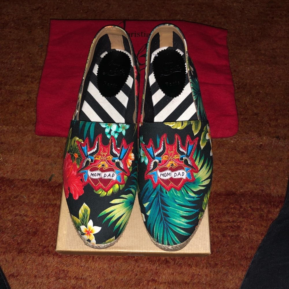 Men’s Louboutins Mom & Dad Espadrilles